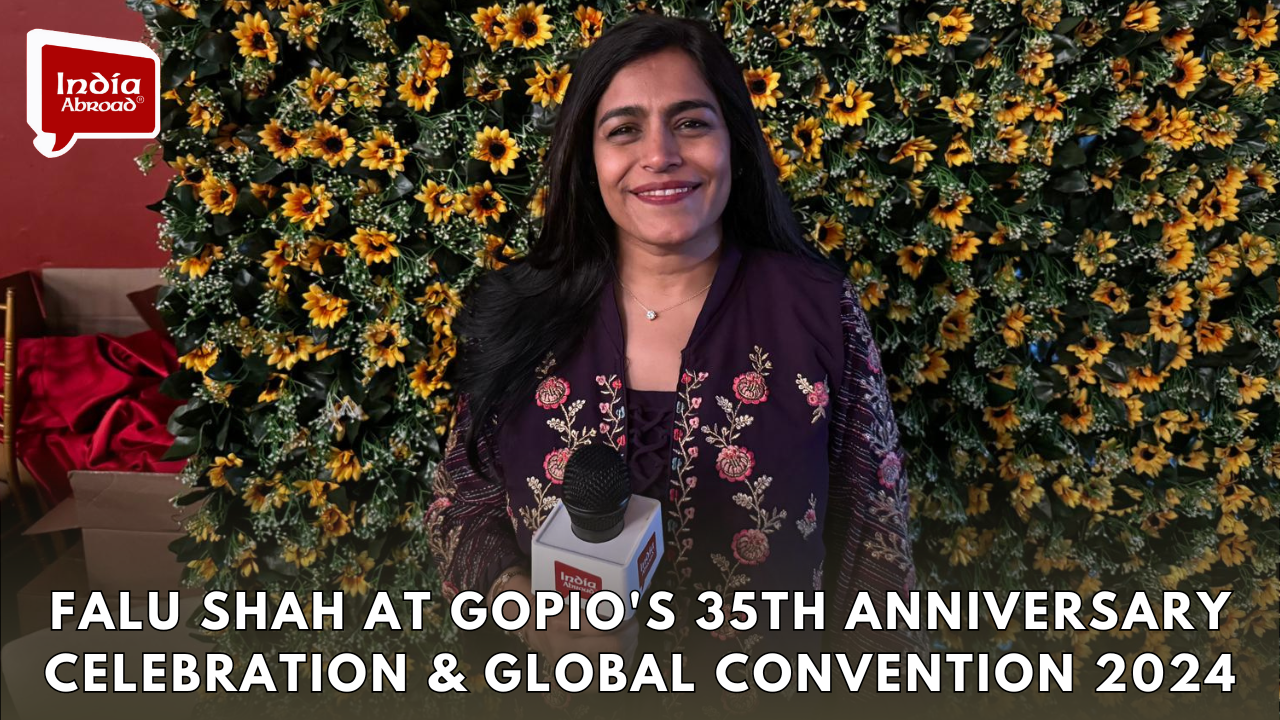 Falu Shah at GOPIO's 35th Anniversary celebration & Global convention 2024